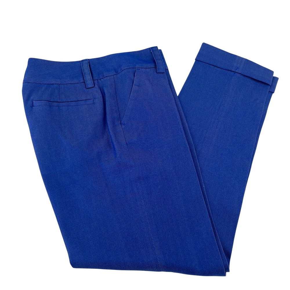 Alice + Olivia Blue Cropped Trousers Womens Size 6